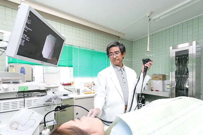 苦痛の少ない経鼻内視鏡検査